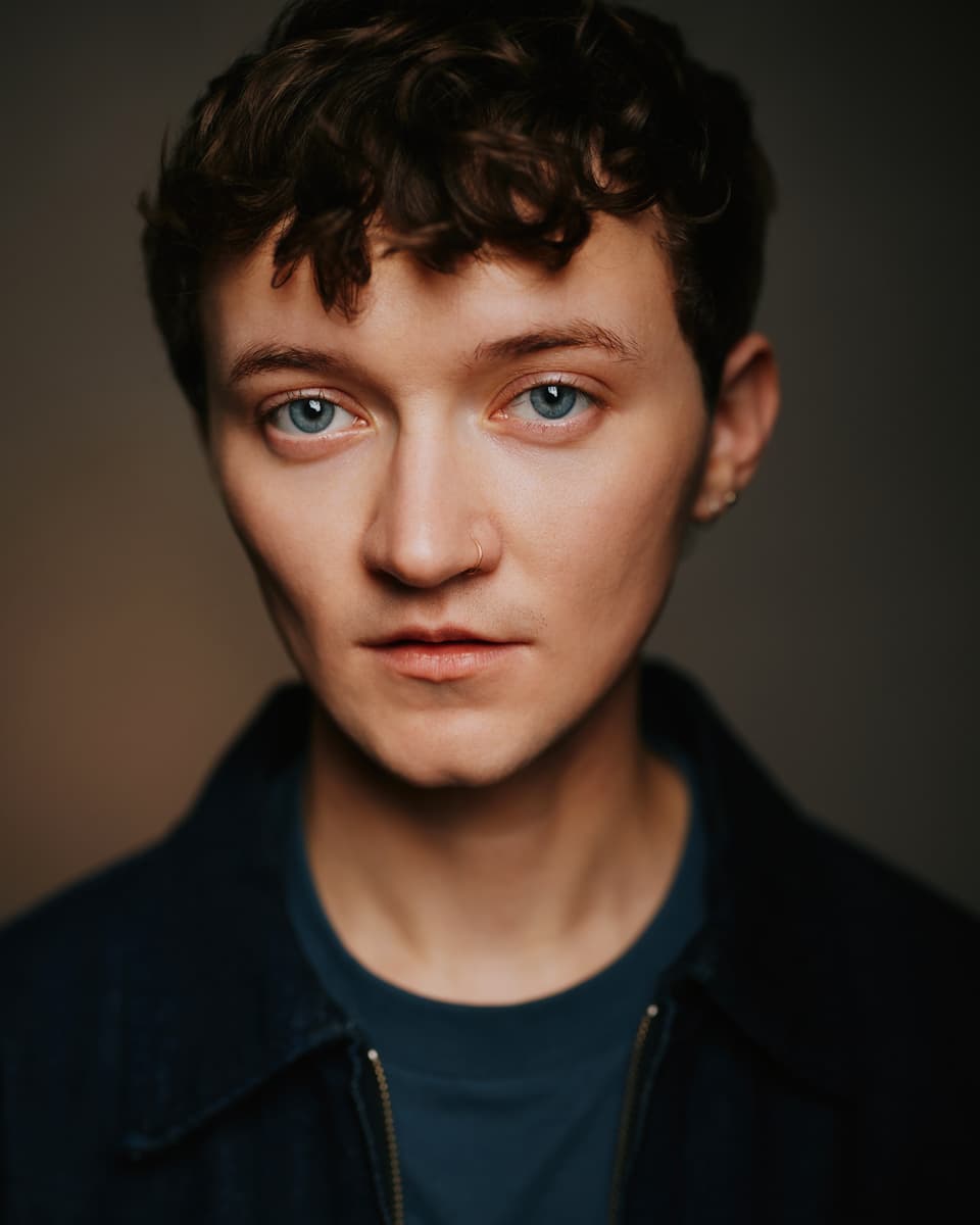 Actor headshot dramatic portrait Toronto studio