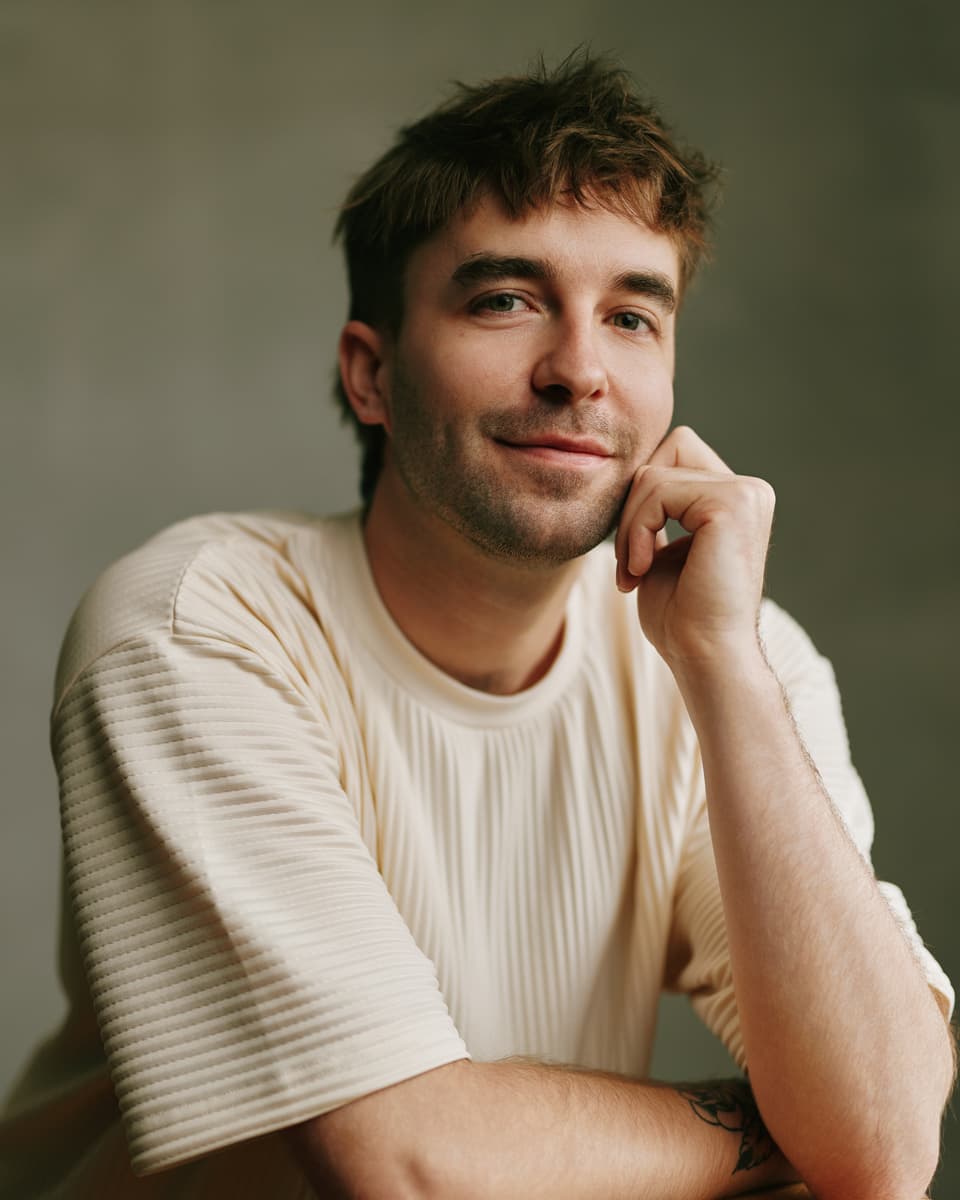 Toronto actor headshot studio natural warm tones