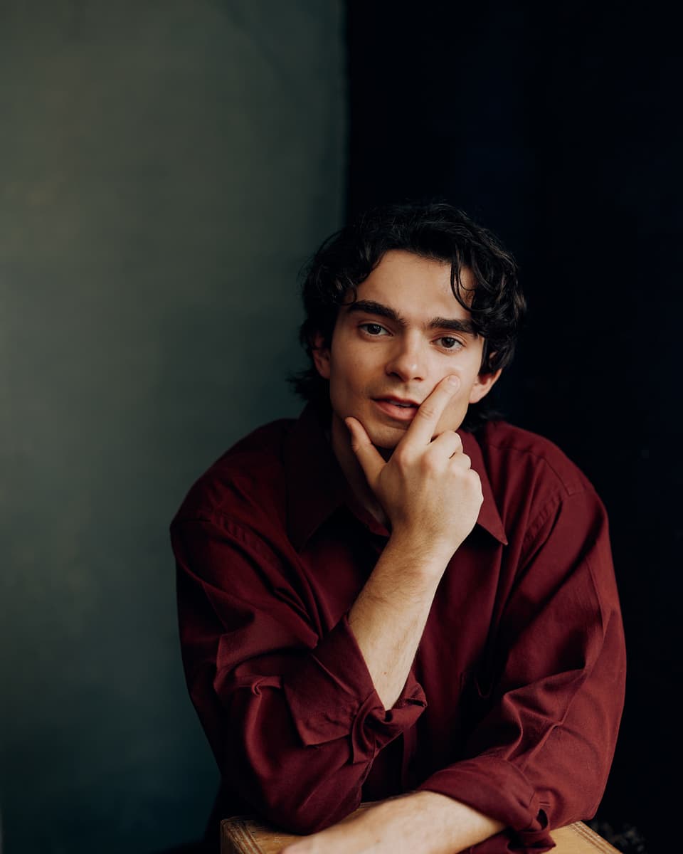 Toronto actor headshot in a three-quarter profile angle with a composed and cinematic expression