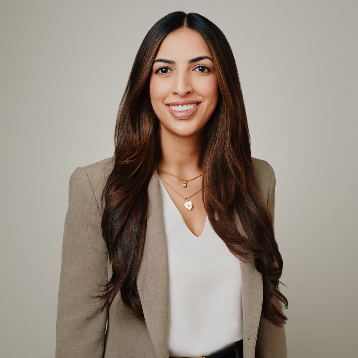 Professional portrait neutral background