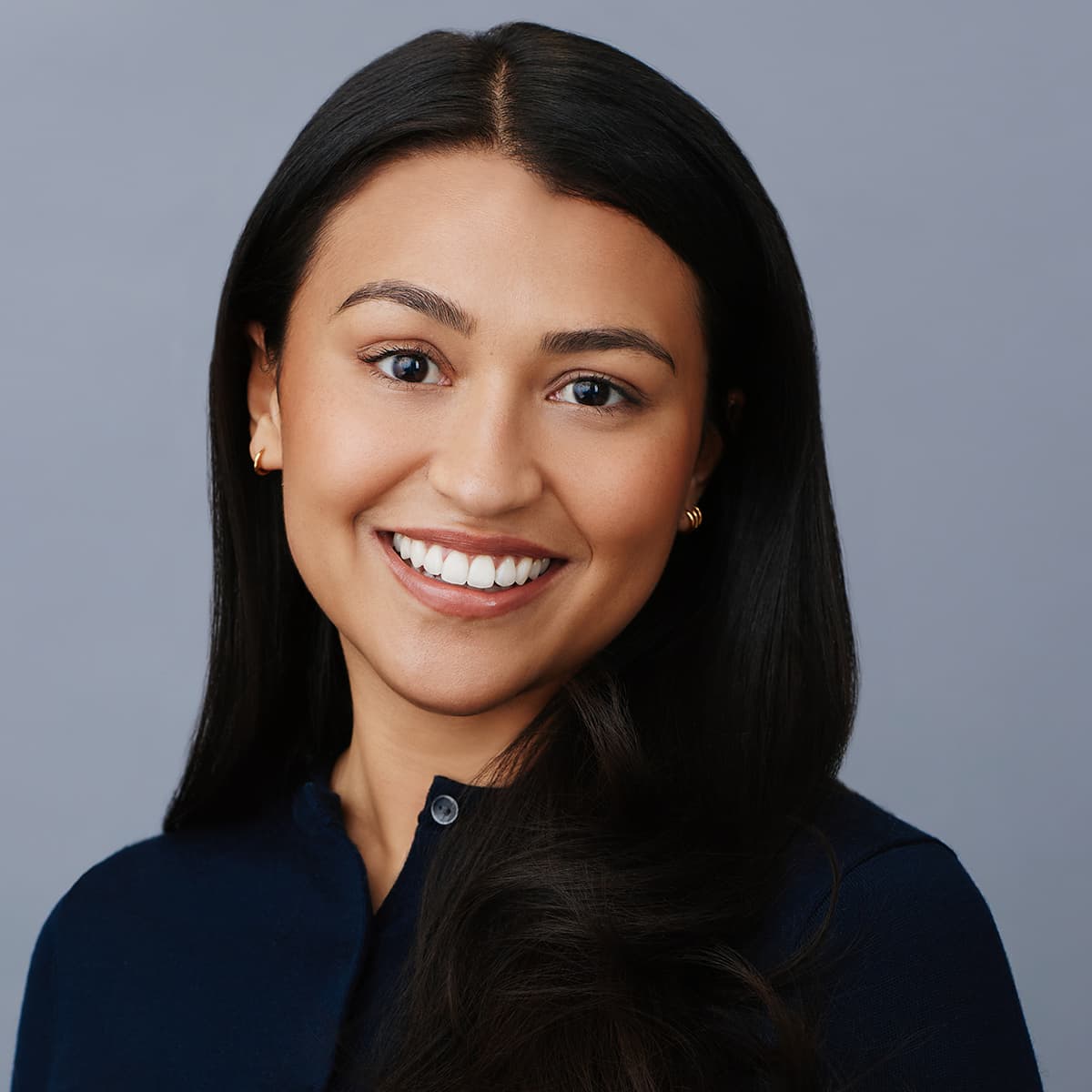 Professional headshot woman red blazer bold Toronto