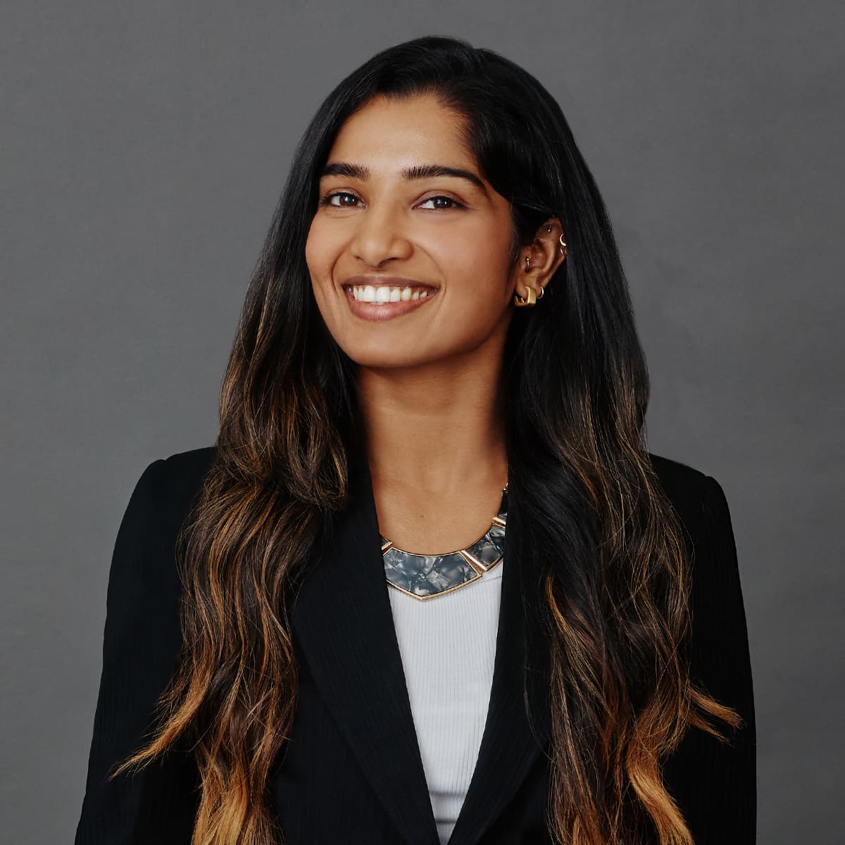 Professional headshot woman relaxed expression Toronto