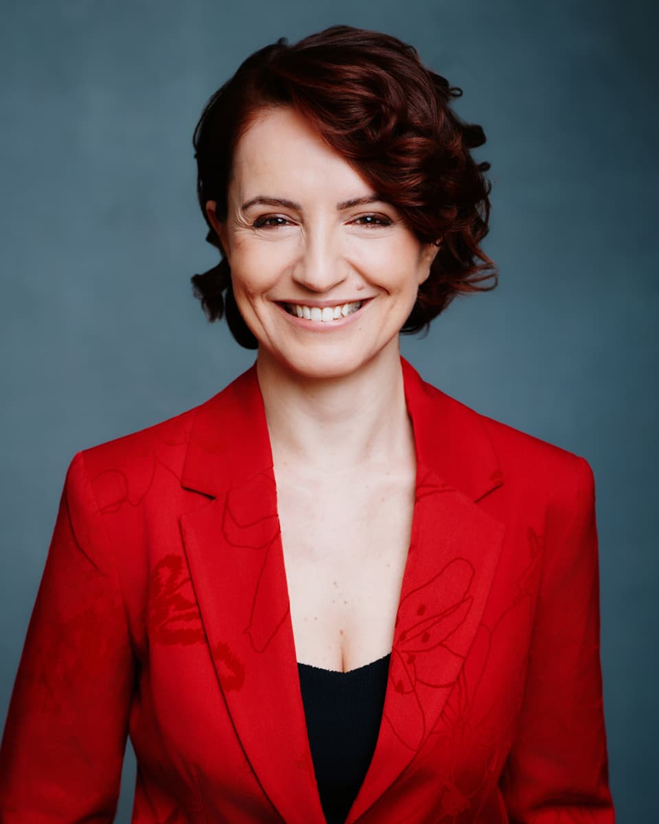 Business headshot warm smile
